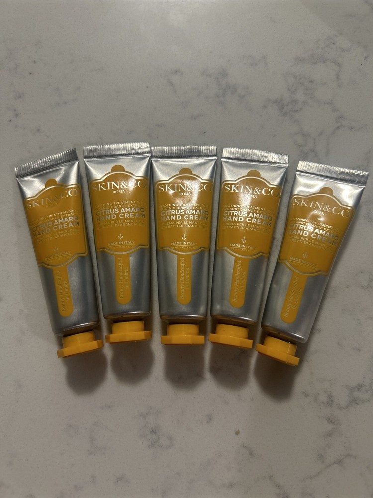 4 Skin & Co Soothing Citrus Amaro Hand Cream 12 ml (0.33 fl.oz.) NEW Sealed