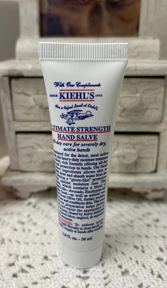 KIEHL’S ULTIMATE STRENGTH HAND SALVE (1.0OZ/30ML) TRAVEL SIZE NEW