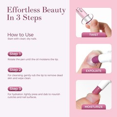 SASSYTIP Cuticle Care Kit – Remover Gel (1oz) & Ceramic Gel+Pink Pen