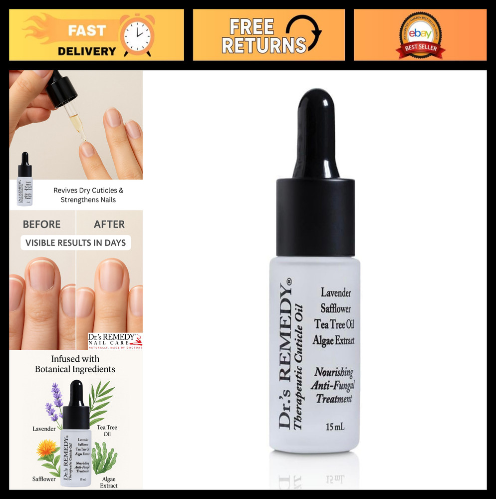 Nourishing Cuticle Oil for All Nail Types – Therapeutic Treatment, 0.507 Fl Oz