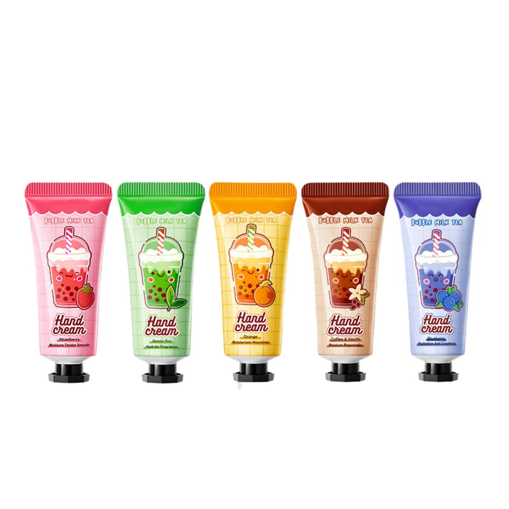 Set Of 5 Hand Care Soft Creamy Texture Hand Lotion Prevent Dryness Cracking