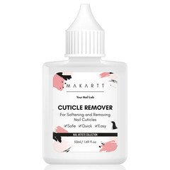 Cuticle Remover Liquid, 50Ml Professional Instant Softener Cream for Dry Cuticle