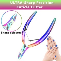 Cuticle Trimmer Nippers, Durable Cutter, Colorful Scissor