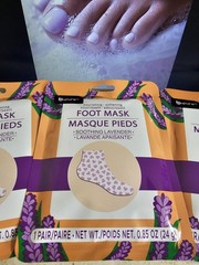 Moisturizing Foot MAsk (1pair). Nourishing & Softening, soothing lavander