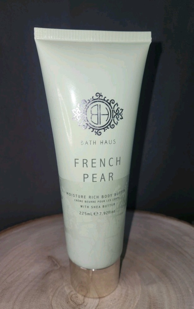 The Bath Haus~Moisture Rich Body Butter~ FRENCH PEAR~ 7.92 fl Oz~NEW/SEALED