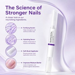 Qlear Beauty Nail Cuticle Oil Pen Light Hydrating Daily Nail & Cuticle Care