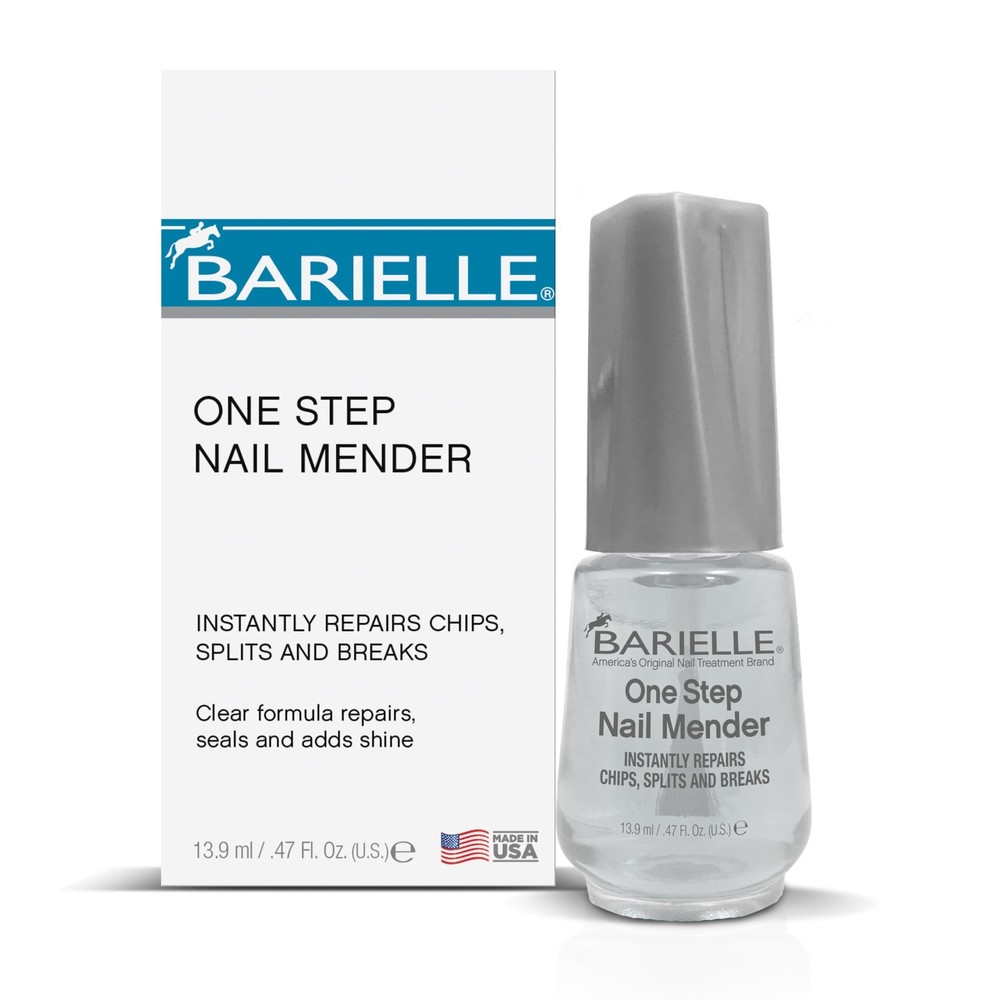 Barielle One Step Nail Mender .47 oz. – Repairs 0.47 Fl Oz (Pack of 1), Clear