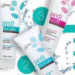 Gena Pedi Care Sloughing LotionPeppermint Oil Exfoliant Lotion Removes Dry Skin