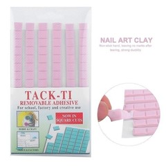 Professional Reusable Nail Art Clay False Nail Tips Sticky Adhesive Manicure