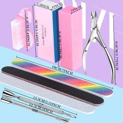 Double Sided Rectangular Nail File and Buffer, Buffer Blo Spon