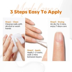 Extra Strong Nail Strengthener & Growth – 15ml Clear Polish for Damaged Nails