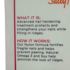 4 Pk Sally Hansen Advanced Hard As Nails X Strength Treatment 45085 Natural Tint