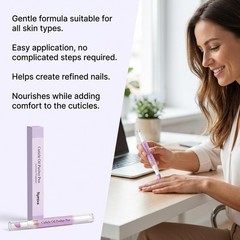 2-in-1 Cuticle Oil Pusher Pen, Ceramic Cuticle Oil Cuticle Pusher Nail Oil Pen