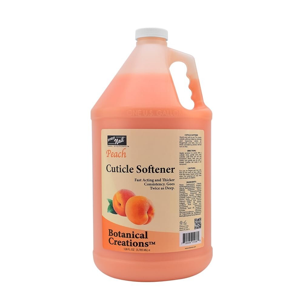 ProNail Cuticle Remover Softener (Peach) 128oz
