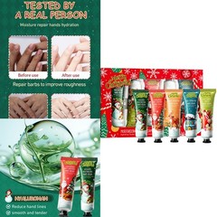 1 Set 5Pcs Hand Lotion Improve Dryness Christmas Gift Skin Care Hand Cream Set
