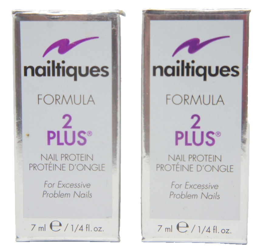 Nailtiques Formula 2 Plus Nail Protein Treatment Weak Thin Nails 0.25oz 2PK