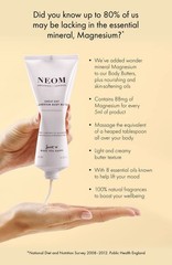 Neom- Great Day Magnesium Body Butter, 200ml | Mandarin & Wild Mint | Cream Mois