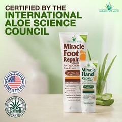 Miracle Foot Repair Cream, 8 oz + 1 Hand 4.5 Ounce (Pack of 2)