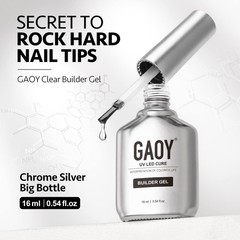 GAOY Clear Builder Gel for Nails, 16ml Nail Strengthener in a Bottle, Nail Exten