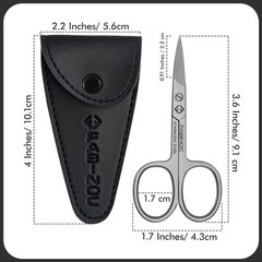 FABINOC Straight Nail Scissors for Men & Standard, –