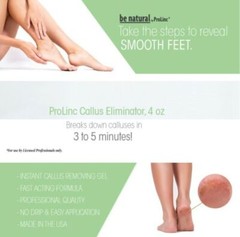 Prolinc Be Natural Callus Eliminator 1oz (2 Bottles)