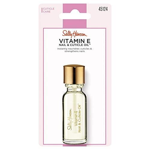 Sally Hansen Vitamin E Nail and Cuticle Oil, 0.45 Fl Oz, Packaging may vary