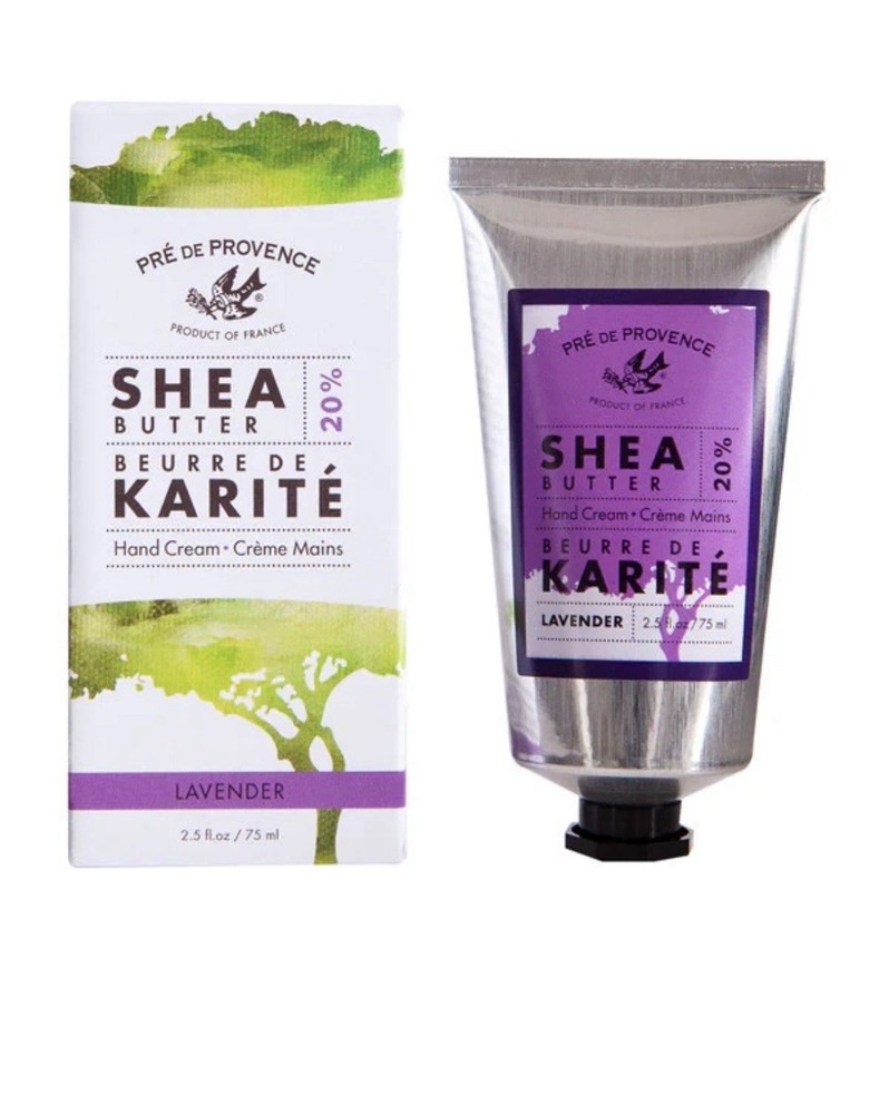 PRE de Provence Soothing FRENCH LAVENDER Hand Cream 20% Shea Butter NEW Box