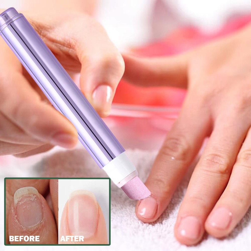 2-in-1 Nail Care Pen for Dry and Damaged Nails, Moisturizes Strengthens`