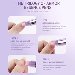 Purple Ceramic Cuticle Oil Pusher Pen – 3-in-1 Nail Cuticle Remover Kit-1