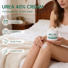 FAMIKYA Urea Cream 40 Percent for Feet Maximum 6 Ounce (Pack of 1), White