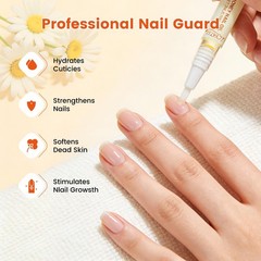 Honey Nail Oil Treatment for Growth and 0.1 Fl Oz (Pack of 1), Orange
