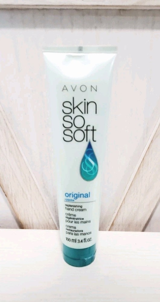 AVON Skin So Soft ORIGINAL +JOJOBA Replenishing Hand Cream 3.4 oz F3