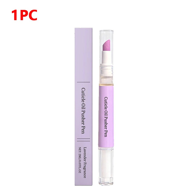 3-In-1 Cuticle Oil Pusher Pen, Ceramic Cuticle Oil Cuticle Pusher Nail Oil Pen