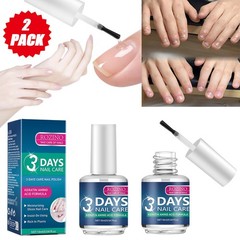 2X 3-DAY Nail Care Treatment Polish Keratin & Amino Acid Moisturizing Nail Oil