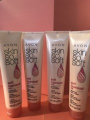 Lot Of 4 Avon Skin So Soft Soft and Sensual Replenishing Hand Cream + Argan