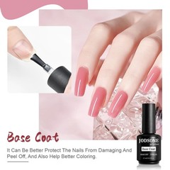 JODSONE 2 Bottles of Top Coat Base 0.51 Fl Oz (Pack 1), 2 Pcs 15ml-BT