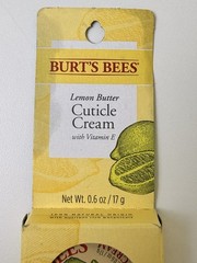 Lot Of 3 Burt’s Bees Cuticle Cream Lemon Butter 0.6 Ounce Pack of 3