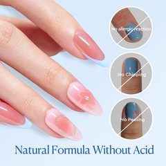 AZUREBEAUTY 18ml Nail 0.6 Fl Oz (Pack of 2), Dehydrator & Primer
