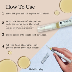Cuticle Oil Nail Serum | French Vanilla & Unscented | Strengthens & Repairs