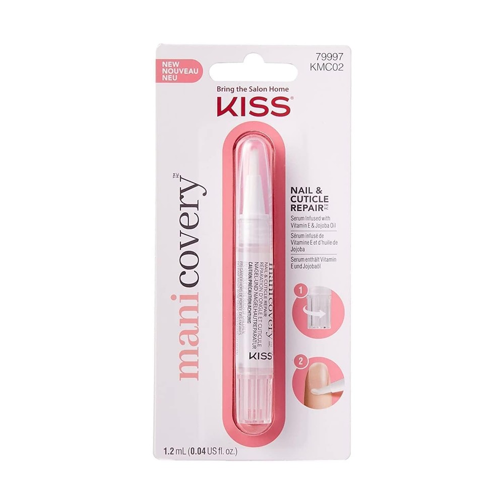 KISS Manicovery Nail & Cuticle Repair Serum, 0.04 Fl Oz (Pack of 1), Clear