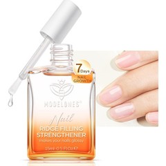 modelones Nail Strengthener Clear 0.51 Fl Oz (Pack of 1), B2-Crystal