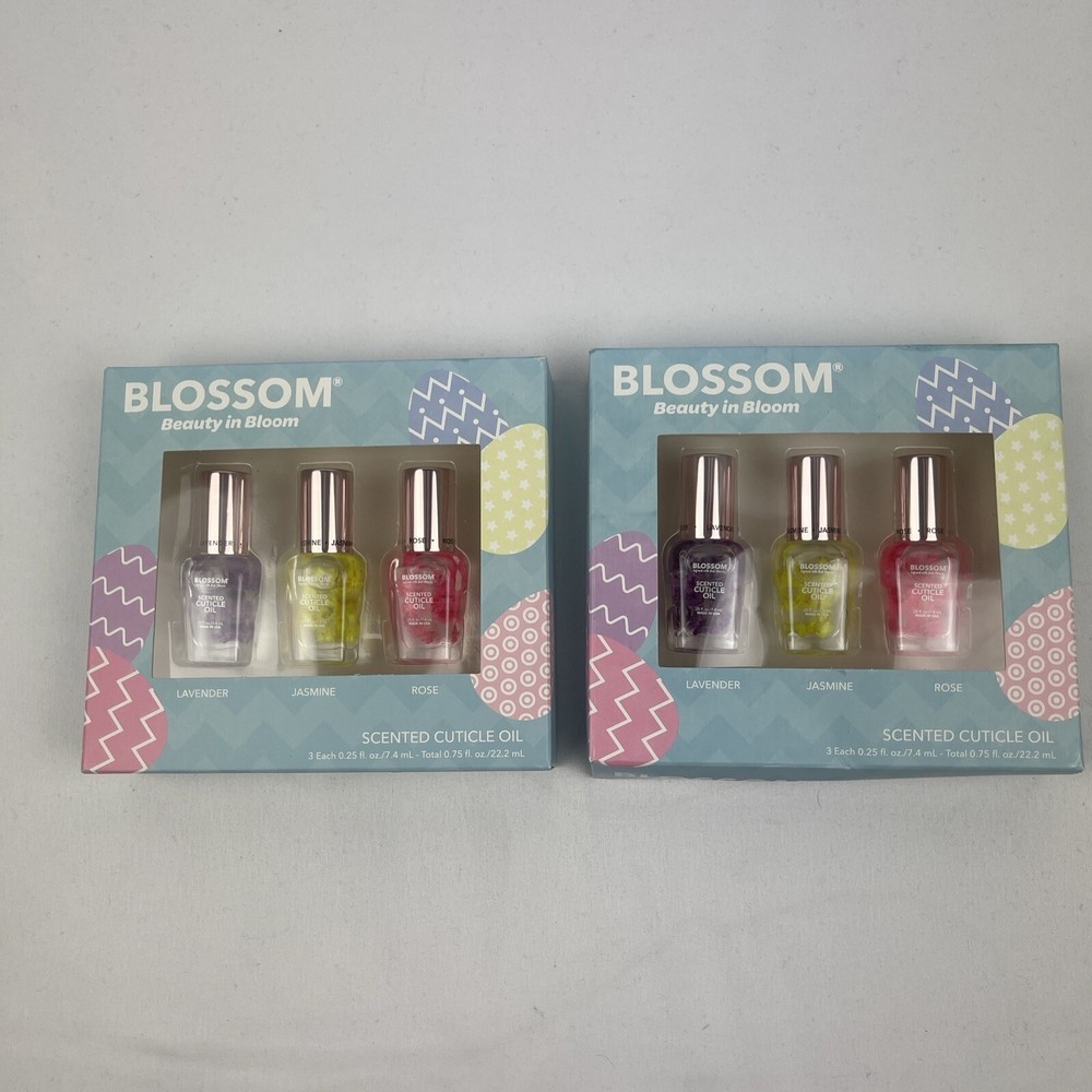 Blossom Beauty in Bloom Scented Cuticle Oil Lavender, Jasmine, Rose Lot of 2