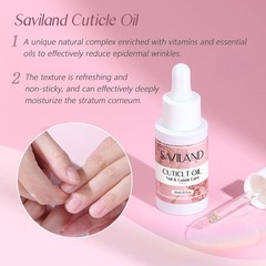 SAVILAND Cuticle 7 Piece Set, 60 ml Remover & 30 Oil