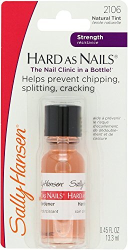 Sally Hansen Hard As Nails Natural Tint 0.45 Ounce (Blister) (13ml) (2 Pack)