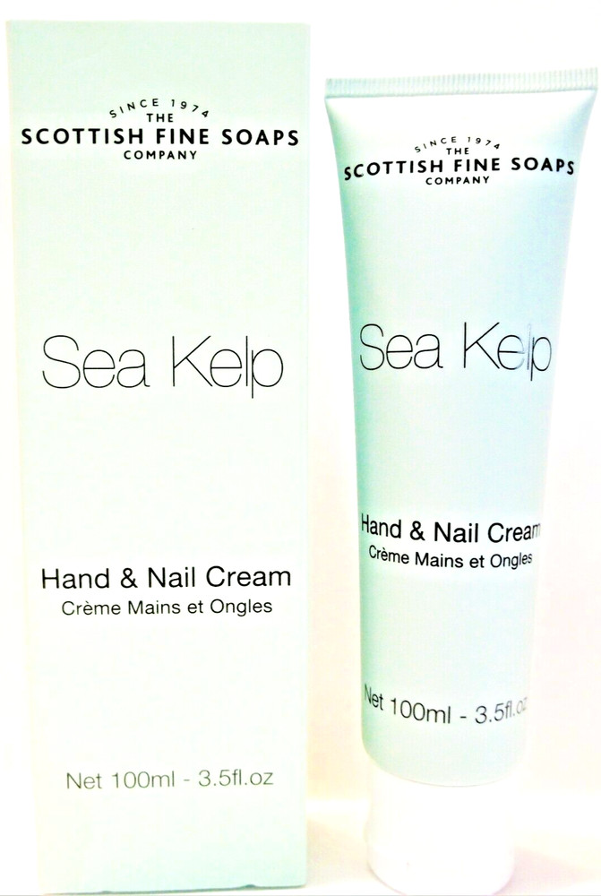 Scottish Fine Soaps Co SEA KELP Hand & Nail Cream, 3.5 fl oz/ 100 mL, NEW in Box