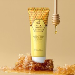 100g Milk Honey Hand Wax Gentle Exfoliating Peel-Off Hand Wax Deep Nourishment