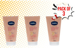 Vaseline Healthy Hands and Stronger Nails Hand Cream 75ml Pack of 3