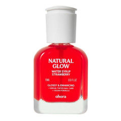 Ohora Natural Glow Water Syrup Nail Strengthener Strawberry, 15ml