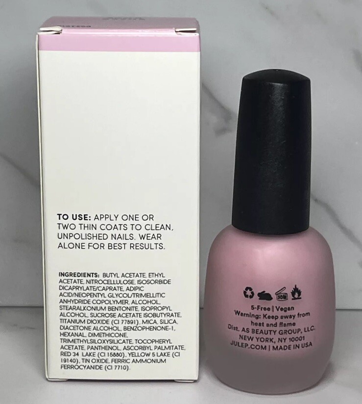 2 Cured By Julep Take A Breather Oxygen Nail Treatment Sheer Rose 0.51oz