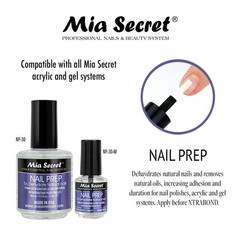 Mia Secret Nail Prep NP-30 0.5oz & Xtrabond Primer PR100 0.5oz Set
